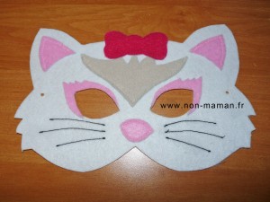 tuto masque chat fille