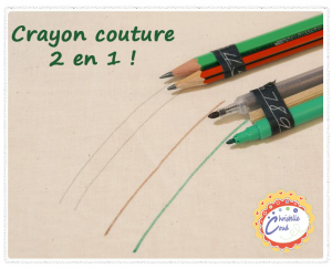 astuce crayon marges couture