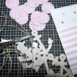 montage faire-part marin rose liberty